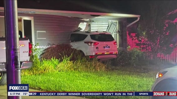 Home uninhabitable after teen crashes into it with vehicle