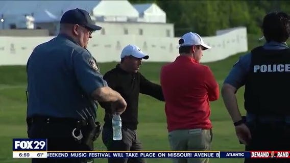 Jenn Spots Rory McIlroy & Jason Kelce