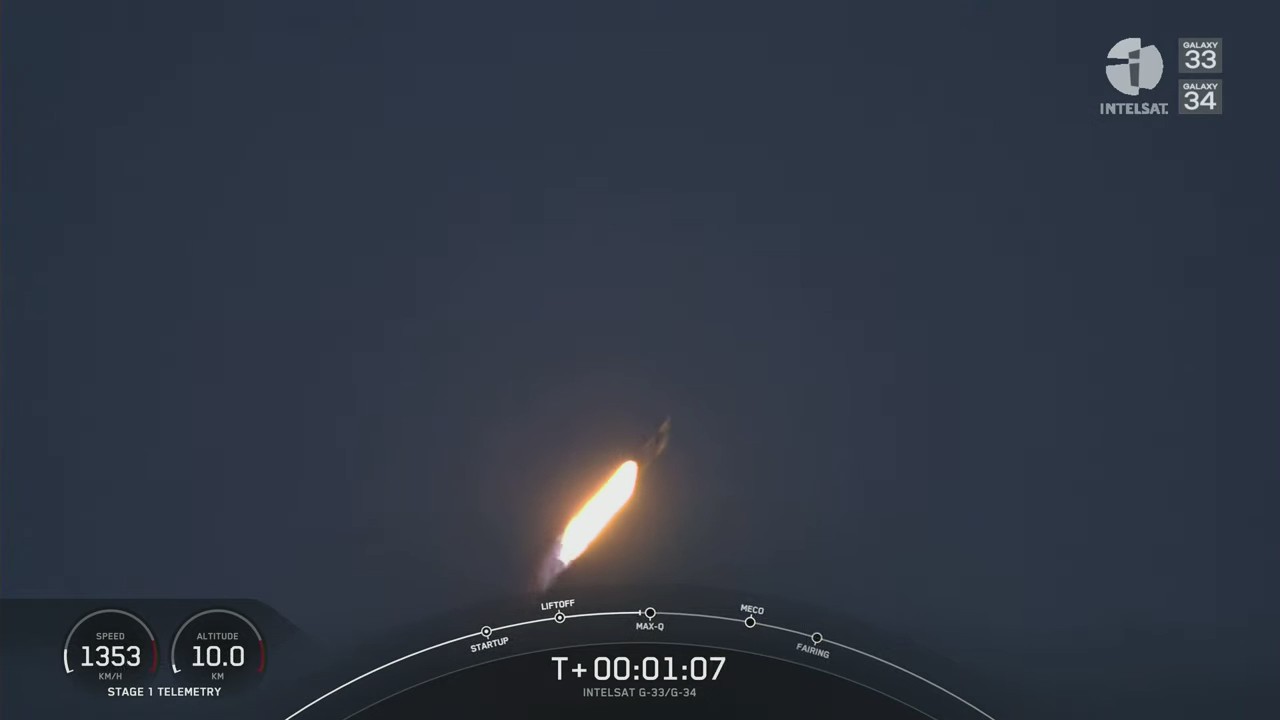 SpaceX successfully launches communications satellites from Florida