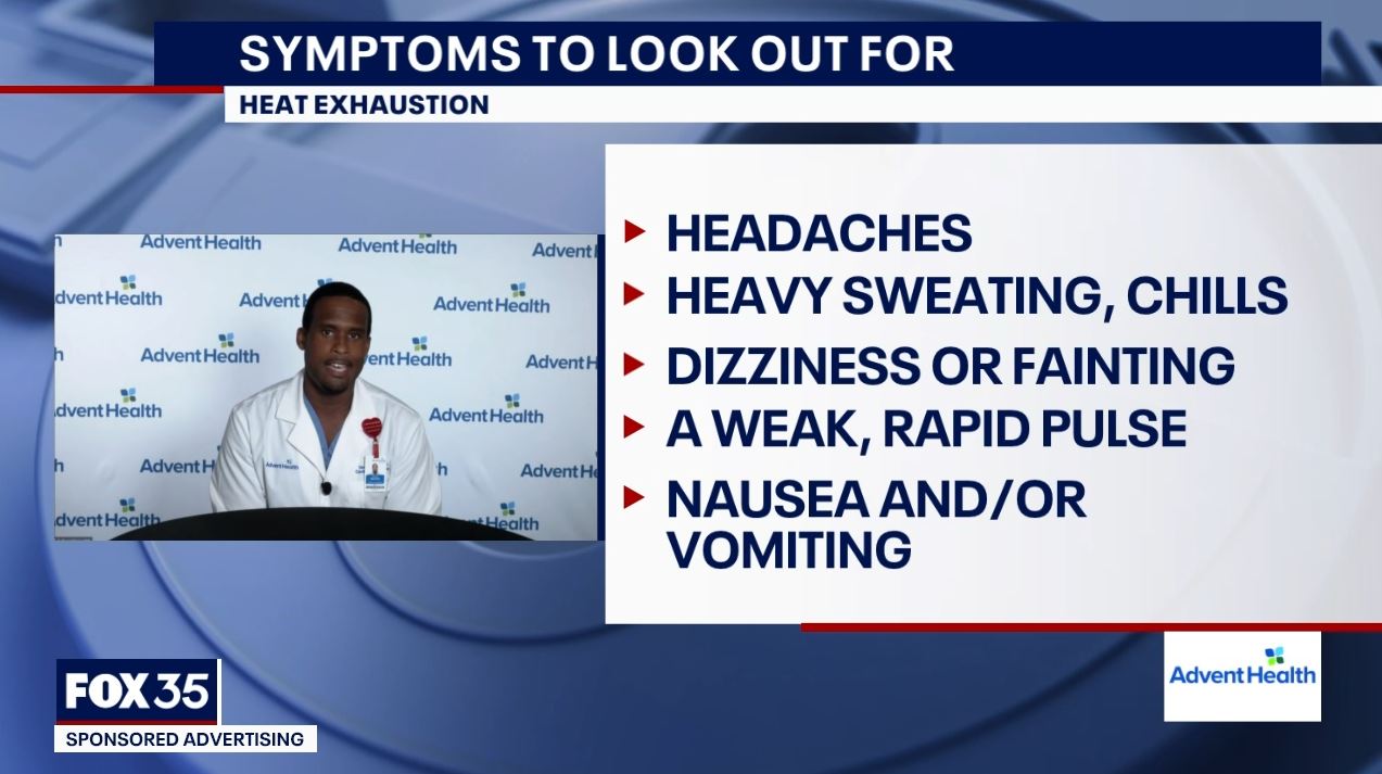 AdventHealth Orlando: What are the signs of heat exhaustion?