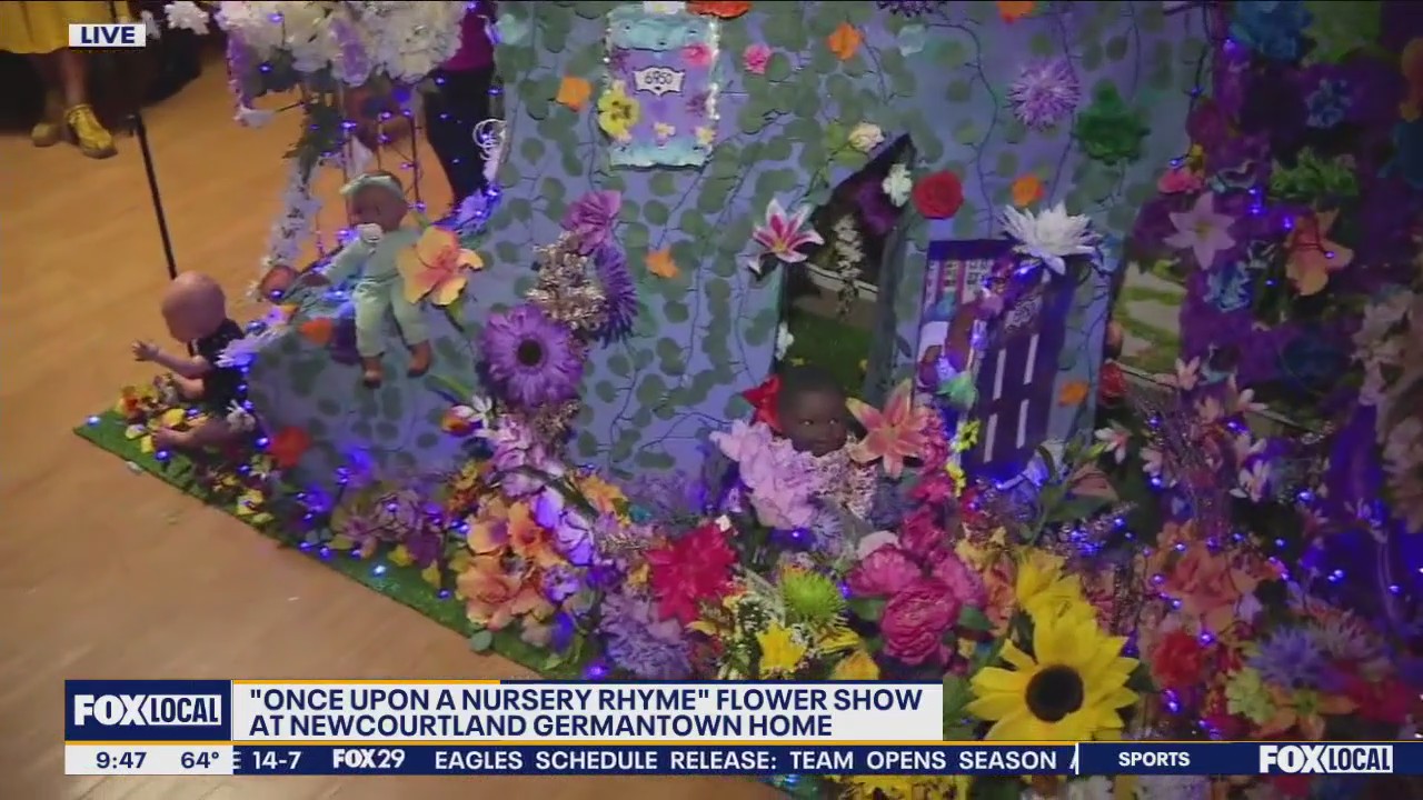 'Once Upon a Nursey Rhyme' Flower Show at NewCourtland Germantown Home