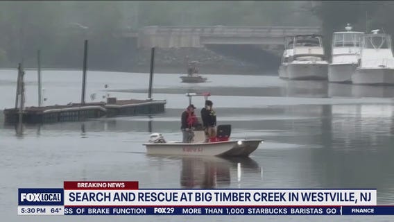 Search continues for man who fell in South Jersey river