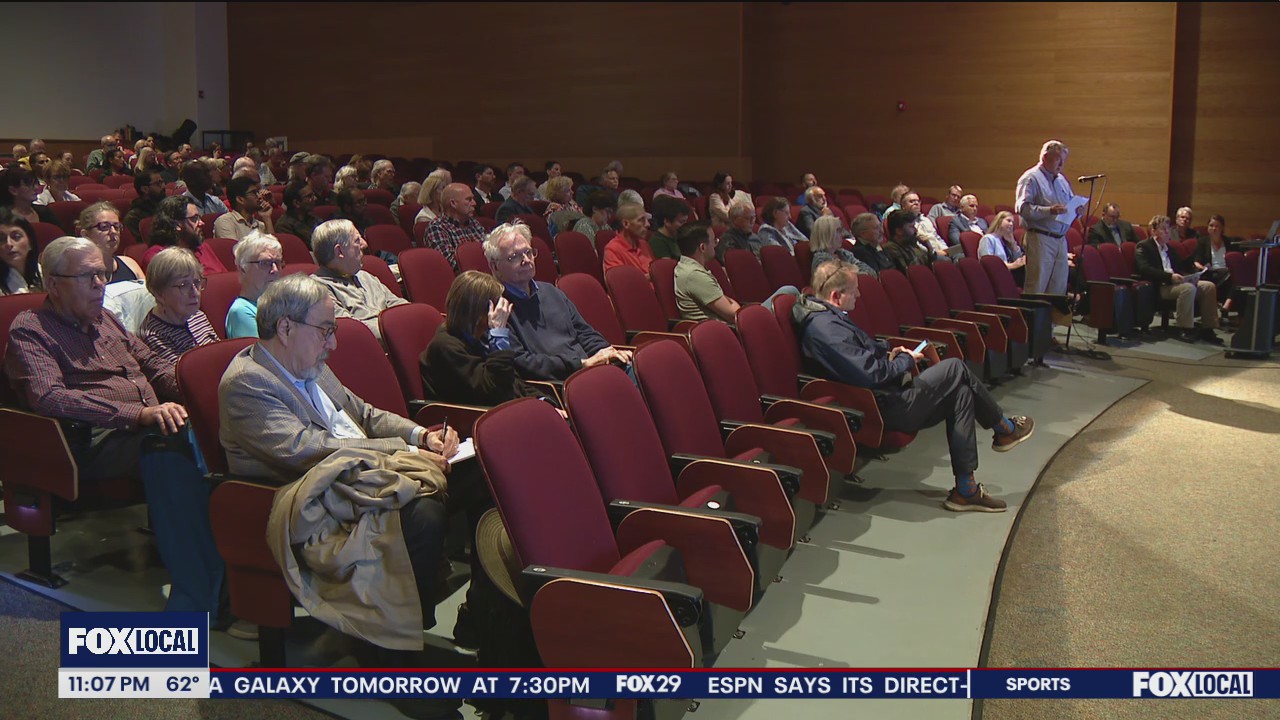 Residents speak out about proposed mega warehouse in Delaware County