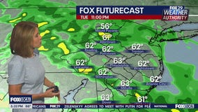 Weather Authority: 5 p.m. Tuesday forecast
