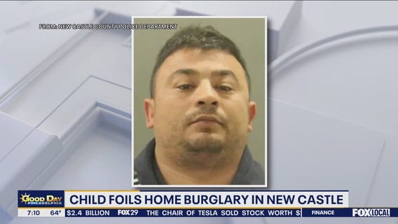 Child foils home burglary in New Castle