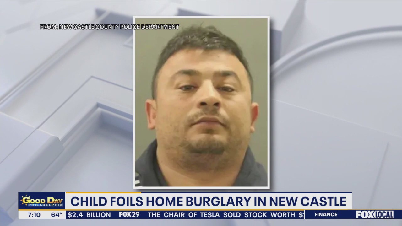 Child foils home burglary in New Castle
