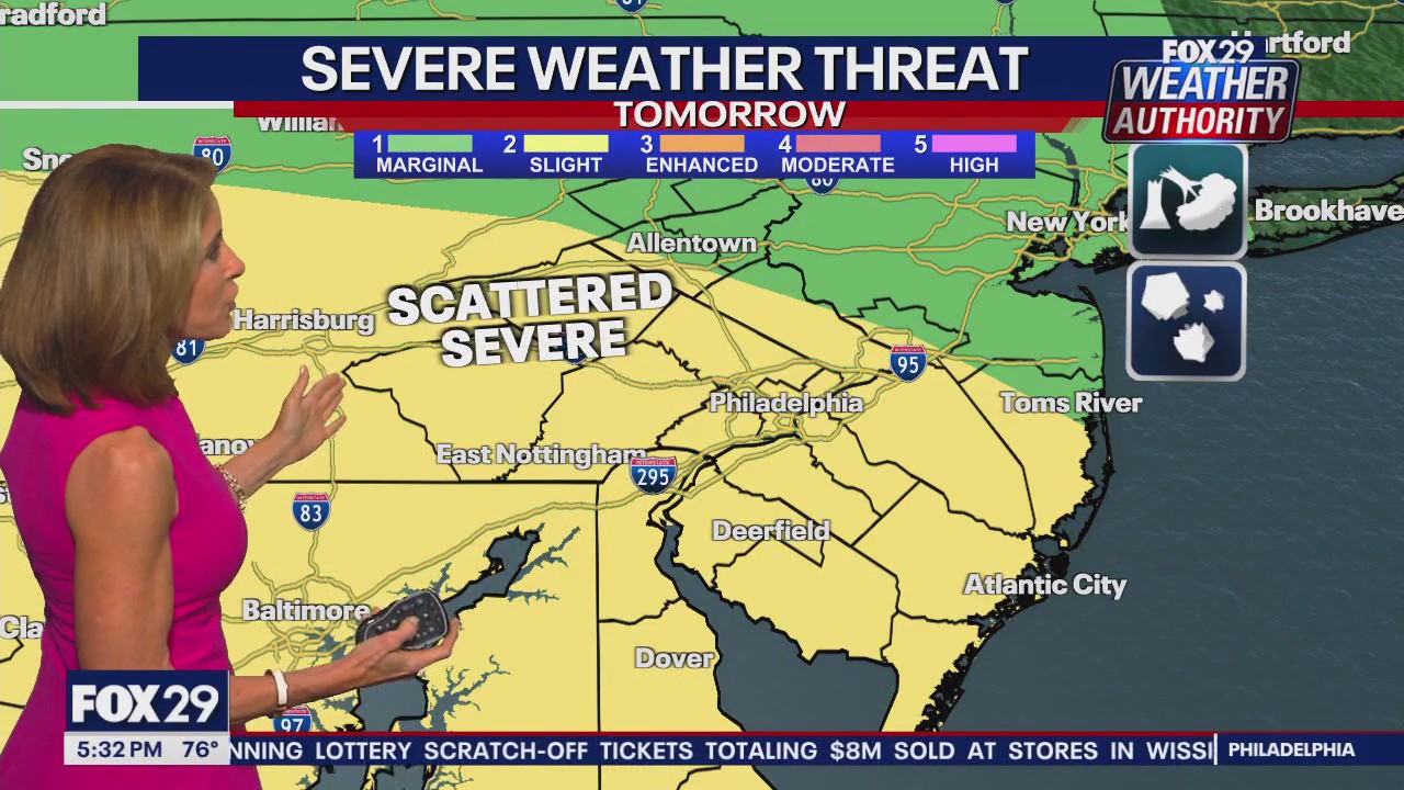 Weather Authority: 5 p.m. Thursday forecast