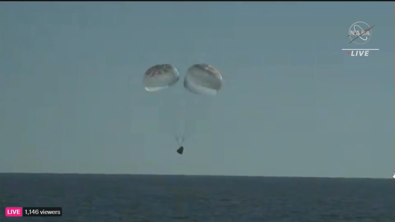 NASA, SpaceX's Crew-4 splash down near Florida coast Friday