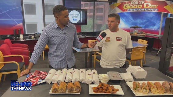 FOX 29 Behind The News: What's For Dinner? - Skinny Joey's Cheesesteaks