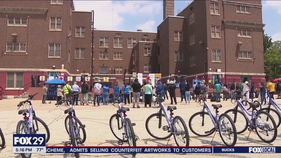 'Graduation on Wheels' award Philly school kids with free bikes