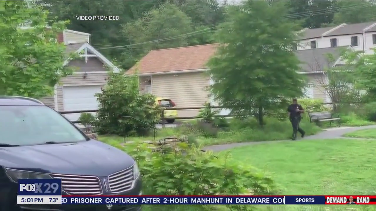 Escaped prisoner captured after 2-hour manhunt in Delco | FOX 29 ...