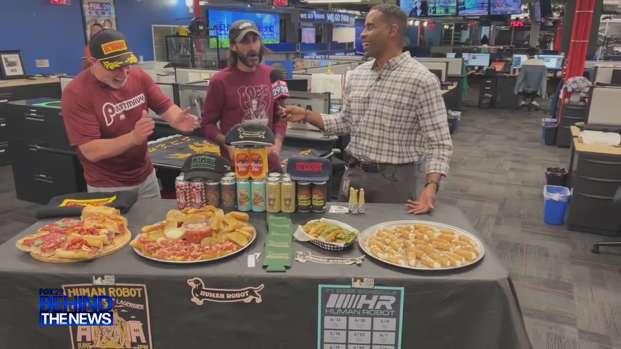 FOX 29 Behind The News: What's For Dinner? - Human Robot | Human Robot Brewery