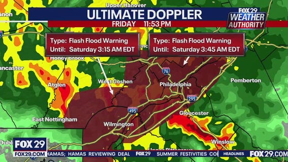 Weather Authority: 11:30 p.m. Friday forecast