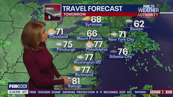 Weather Authority: 5 p.m. Wednesday forecast