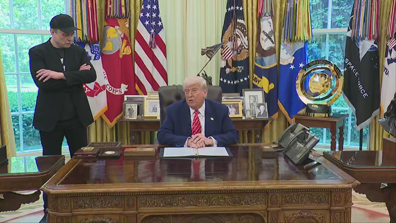 Trump, Musk press conference