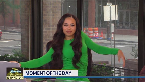 Moment of the Day: Bright Green Dress