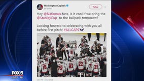 Capitals bringing Stanley Cup to Saturday's Nationals game; Ovechkin to throw out first pitch