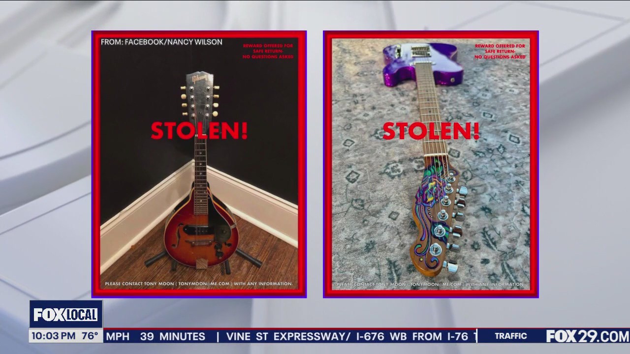 Valuable instruments stolen from Heart prior to AC Hard Rock show