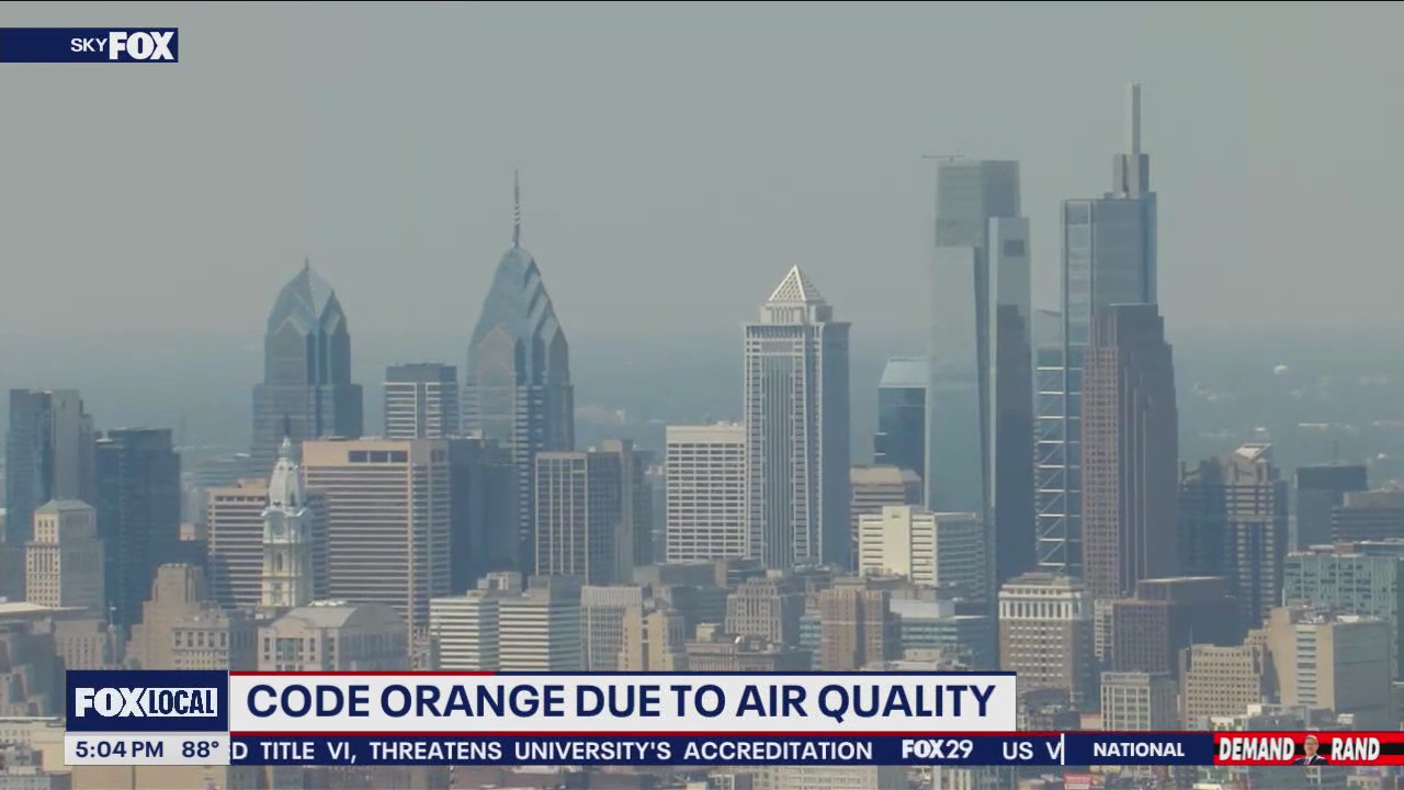 Code Orange for poor air quality issued in the region | FOX 29 Philadelphia