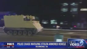 Police: National Guard officer accused of stealing armored vehicle was under influence of drugs