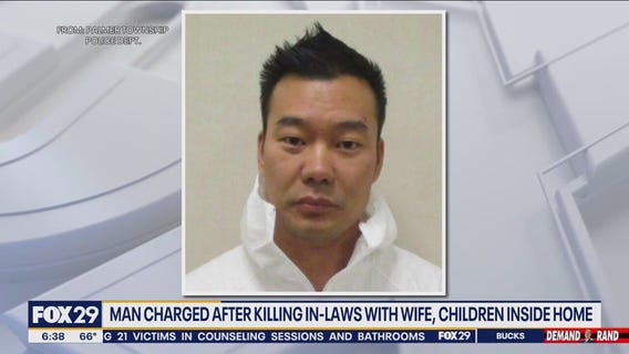 Man charged with killing in-laws with wife, children inside home