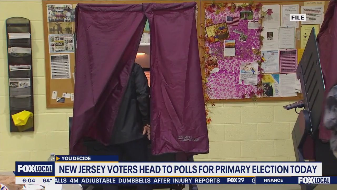 New Jersey Primary: Voters head to the polls for Election Day