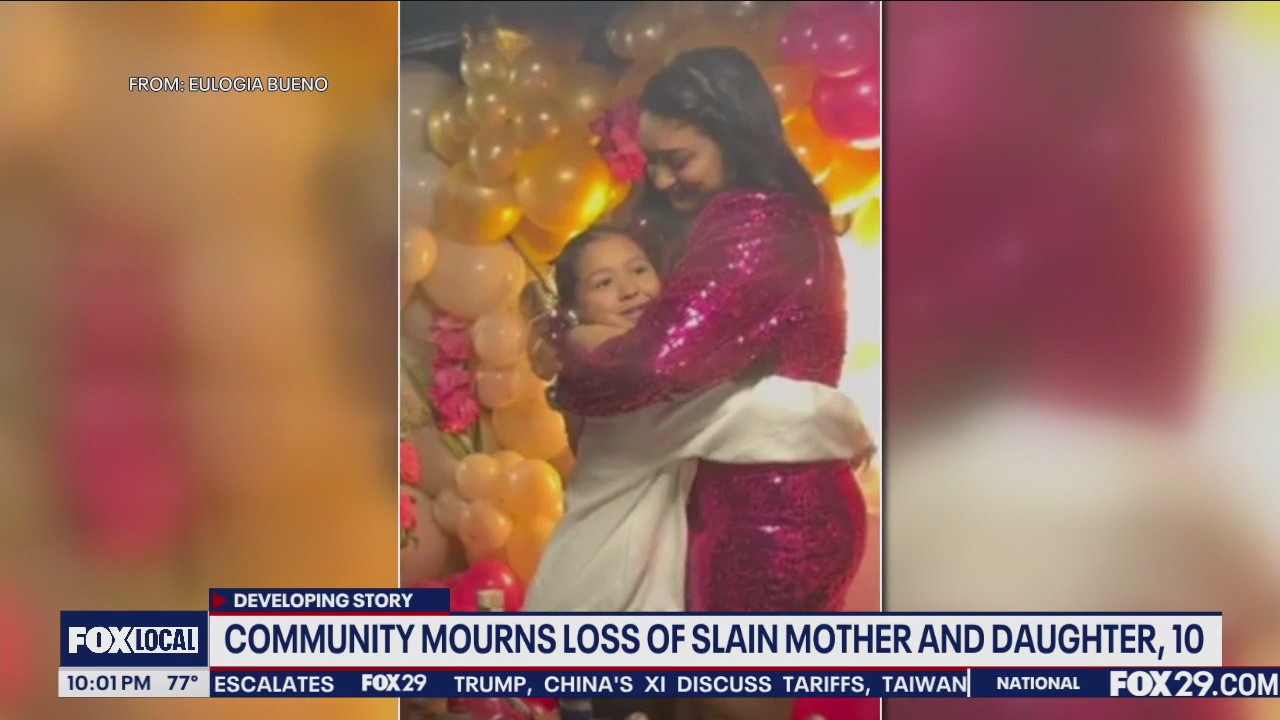 Community gathers to mourn mother, daughter killed in double murder-suicide
