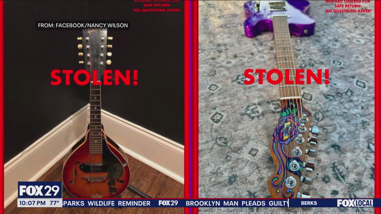 Heart guitarist Nancy Wilson speaks out after arrest of suspect accused of stealing beloved instruments