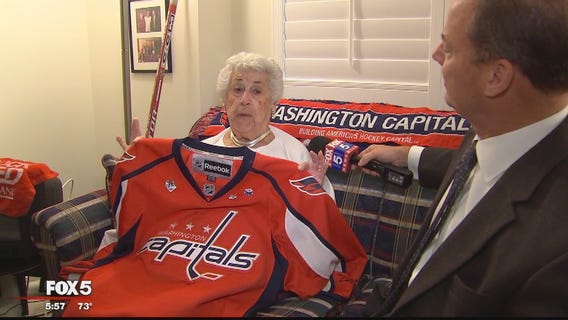 90-year-old Washington Capitals superfan 'guardedly optimistic' for Stanley Cup victory