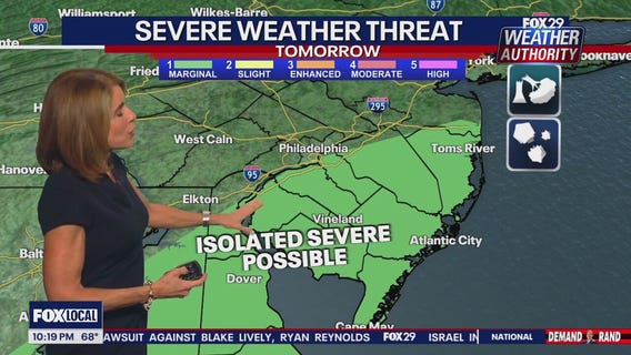 Weather Authority: Monday 10 p.m. forecast