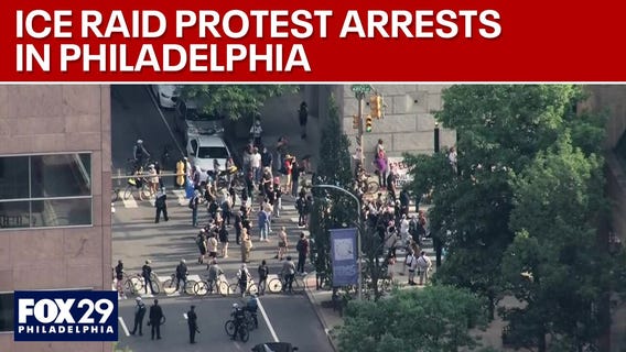 Over a dozen arrested after Philly ICE protest turned 'violent and extremely disorderly'