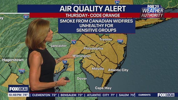 Weather Authority: 10 p.m. Wednesday forecast