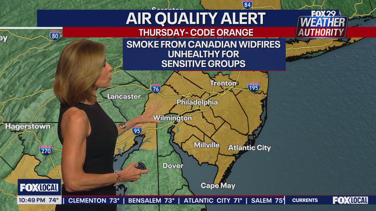 Weather Authority: 10 p.m. Wednesday forecast