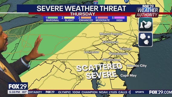 Weather Authority: 5 p.m. Wednesday forecast