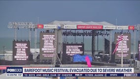 Barefoot Country Music Fest evacuates due to severe weather