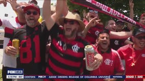 Passionate fans from around the world in Philly for FIFA Club World Cup match
