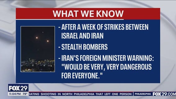 US bombs Iran, targeting nuclear facilities