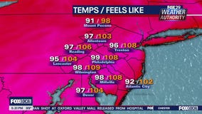 Weather Authority: Monday 5 p.m. forecast amid heat wave