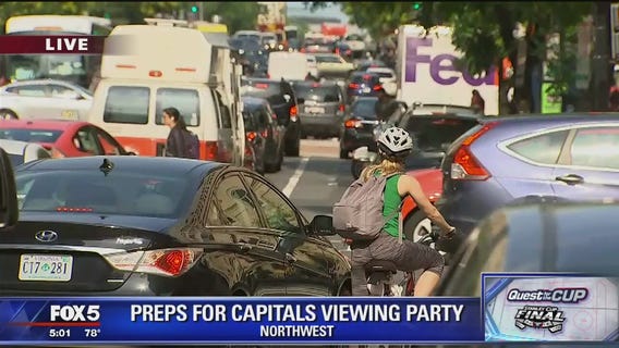 Sea of red swarms DC as Washington Capitals look to win Stanley Cup