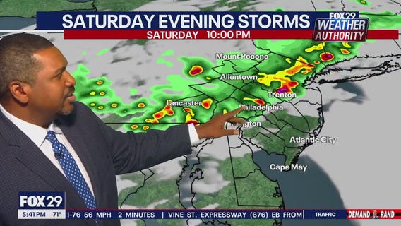 Weather Authority: Friday 5 p.m. forecast