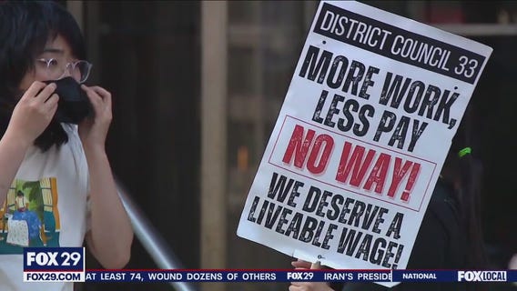 Negotiations continue into the night in the ongoing DC 33 strike against the city