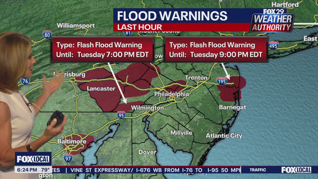 Weather Authority: 6 p.m. Tuesday forecast