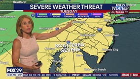 Weather Authority: Monday 5 p.m. forecast