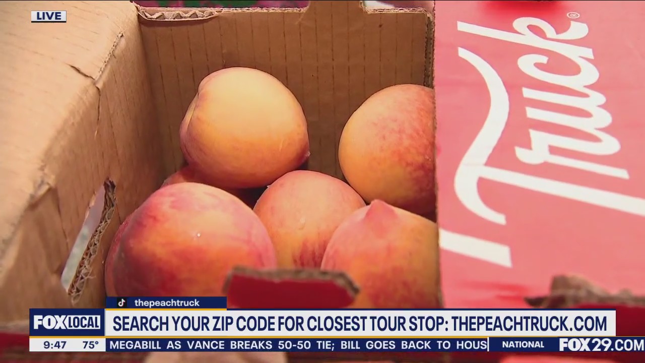 The Peach Truck Rolls Into Town