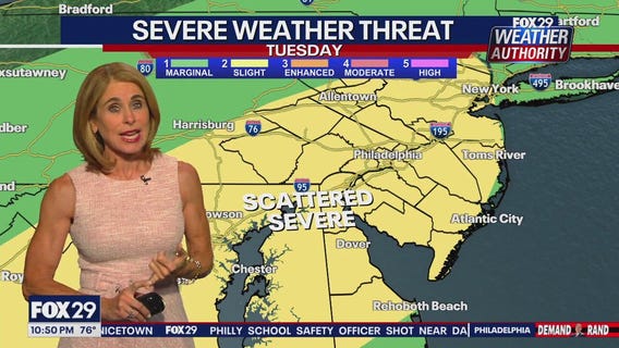 Weather Authority: Monday 10 p.m. forecast