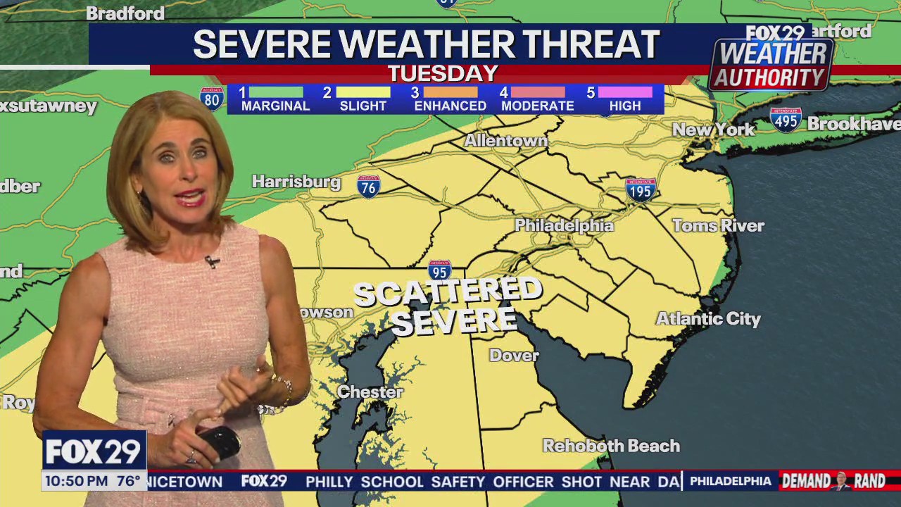 Weather Authority: Monday 10 p.m. forecast