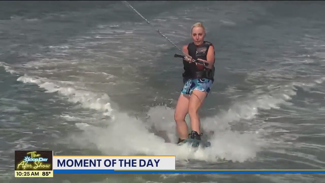Moment of the Day: Jenn on the Water