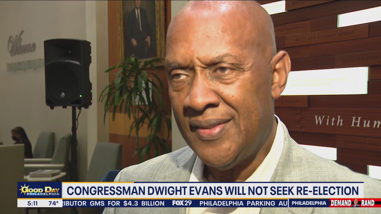US Rep. Dwight Evans of Philadelphia says he won't run for reelection