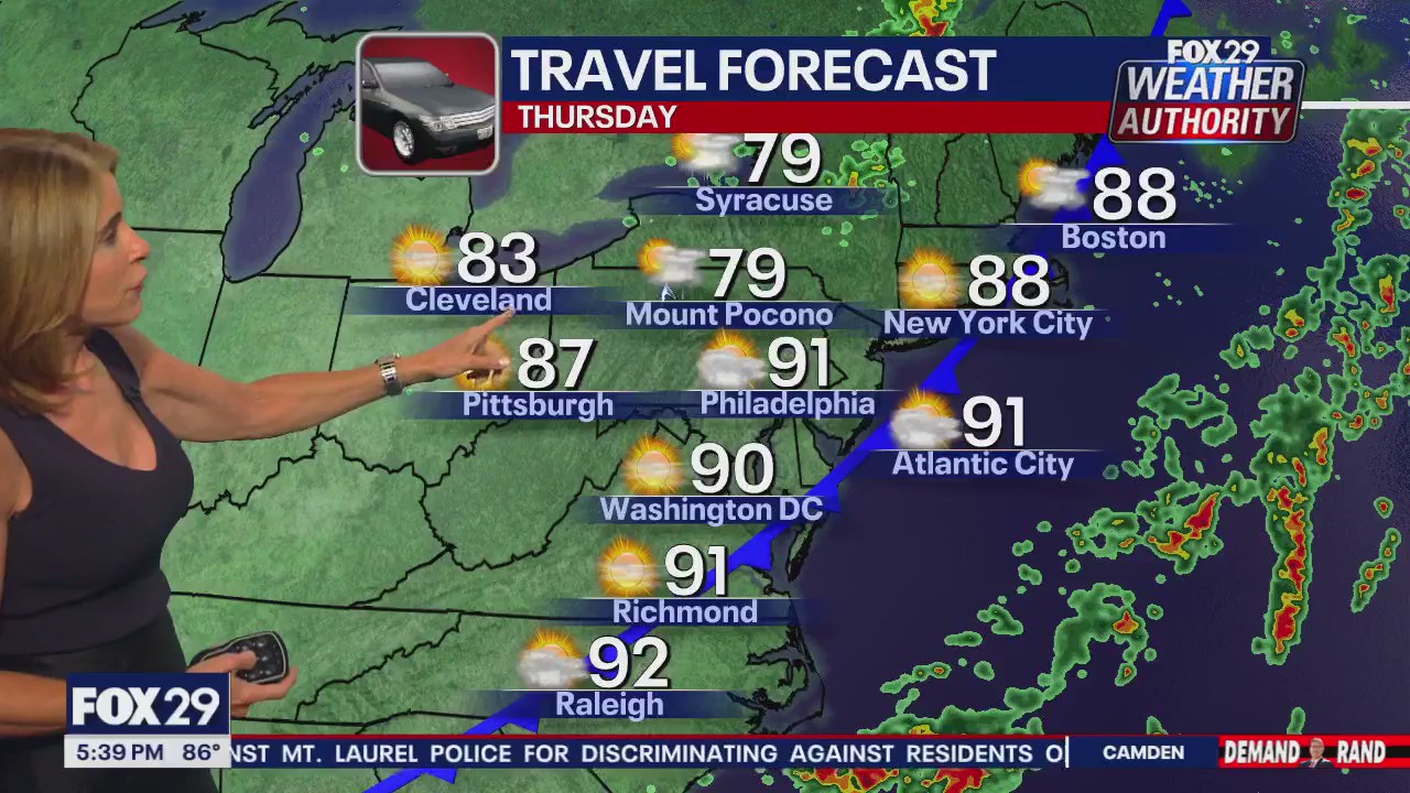 Weather Authority: 5 p.m. Wednesday forecast