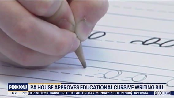 Pennsylvania House approves educational cursive writing bill
